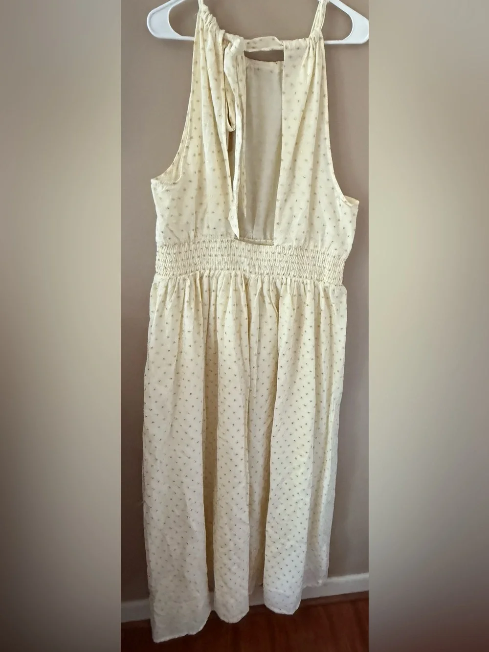 Boden metallic detail maxi dress size 16-18 R nwt style d0639